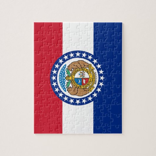 Puzzel met vlag van Missouri State Legpuzzel (Verticaal)