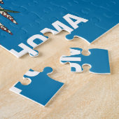 Puzzel met vlag van Oklahoma State (Zijkant)