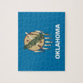Puzzel met vlag van Oklahoma State (Verticaal)