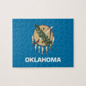 Puzzel met vlag van Oklahoma State Legpuzzel (Horizontaal)
