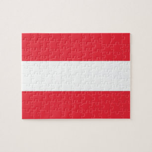 Puzzel met vlag van Oostenrijk