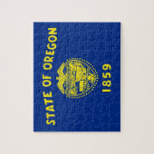 Puzzel met vlag van Oregon State Legpuzzel (Verticaal)
