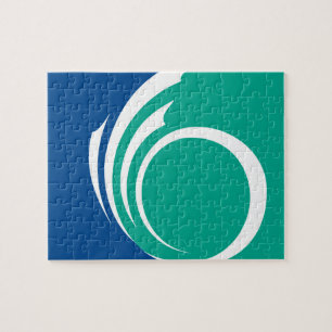 Puzzel met vlag van Ottawa, Canada