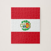 Puzzel met vlag van Peru (Verticaal)
