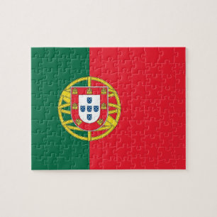 Puzzel met vlag van Portugal Legpuzzel