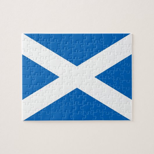 Puzzel met vlag van Schotland (Horizontaal)