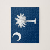 Puzzel met vlag van South Carolina State Legpuzzel (Verticaal)