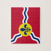 Puzzel met Vlag van St. Louis, Missouri Legpuzzel (Verticaal)