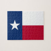 Puzzel met vlag van Texas State (Horizontaal)