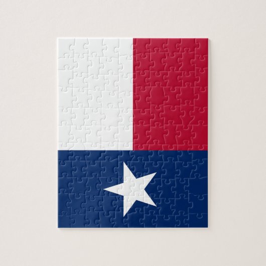Puzzel met vlag van Texas State (Verticaal)