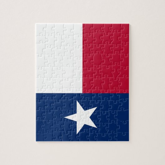 Puzzel met vlag van Texas State Legpuzzel (Verticaal)