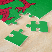Puzzel met vlag van Wales (Zijkant)