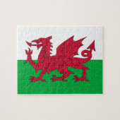 Puzzel met vlag van Wales Legpuzzel (Horizontaal)
