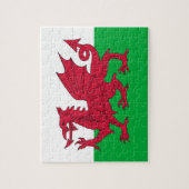 Puzzel met vlag van Wales Legpuzzel (Verticaal)