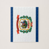 Puzzel met vlag van West Virginia (Verticaal)