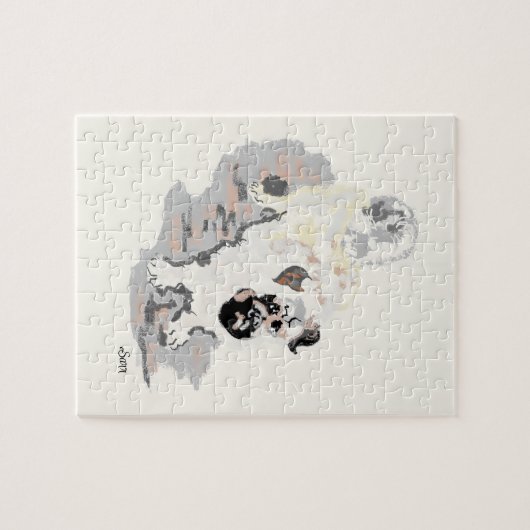 Puzzel Mijn Cupsy Pug Legpuzzel (Horizontaal)