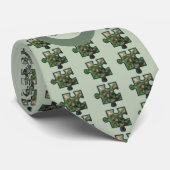 Puzzel mit Monogramm Stropdas (Opgerold)