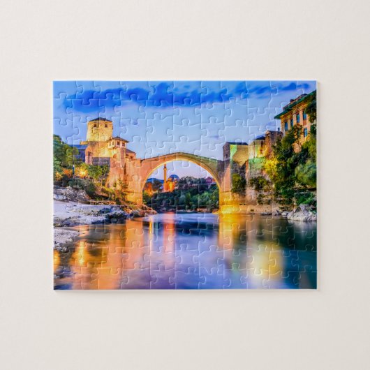 Puzzel, Mostar, Bosnië en Herzegovina Legpuzzel (Horizontaal)
