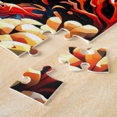 puzzel mozaïek octopus (Zijkant)