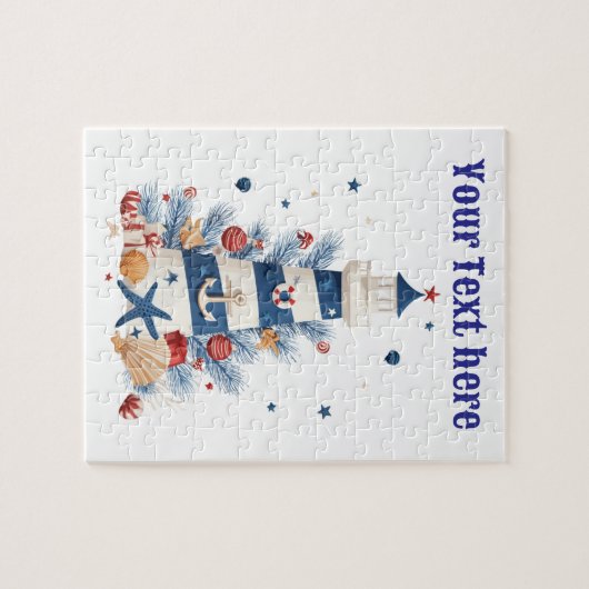 Puzzel-Nautische Kerstmis Legpuzzel (Horizontaal)