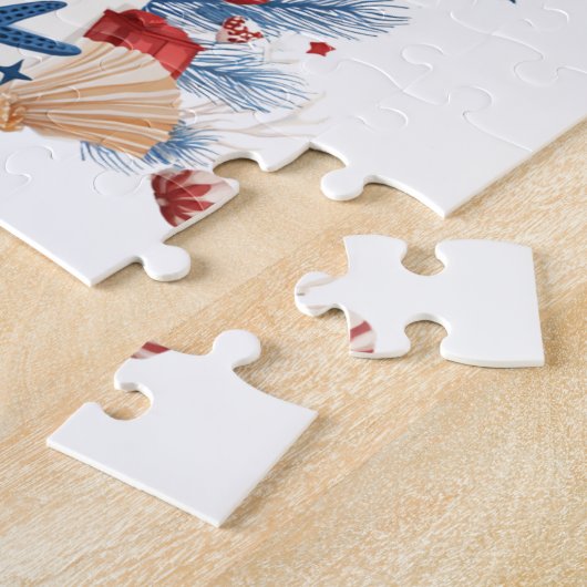 Puzzel-Nautische Kerstmis Legpuzzel (Zijkant)