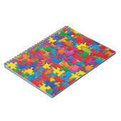 Puzzel Pattern Notitieboek - Voor Creatieve Minds (Linkerzijde)