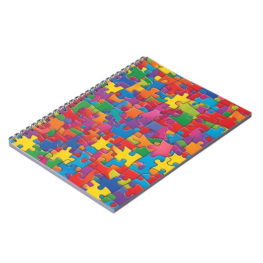 Puzzel Pattern Notitieboek - Voor Creatieve Minds (Linkerzijde)