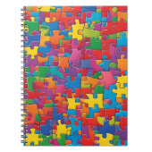 Puzzel Pattern Notitieboek - Voor Creatieve Minds (Voorkant)