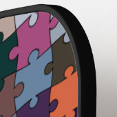 Puzzel Pickleball Paddle (Links Detail)