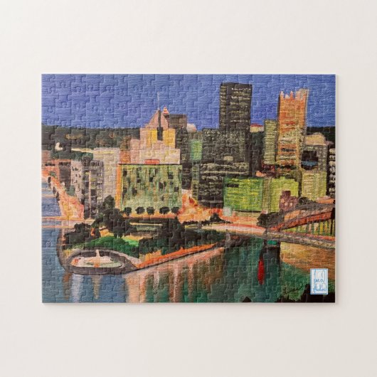 Puzzel Pittsburgh Schilderij (Horizontaal)