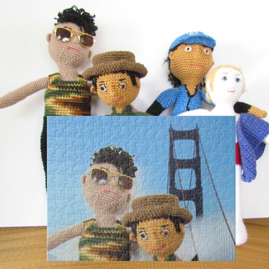 Puzzel - Poppen op vakantie