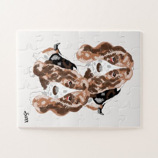 Puzzel: Puppy Liefde Legpuzzel (Horizontaal)