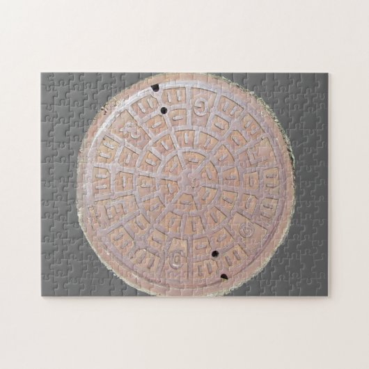 Puzzel - putdeksel legpuzzel (Horizontaal)