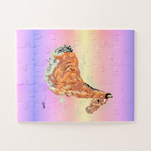 Puzzel: Race binnen de hemel Legpuzzel (Horizontaal)