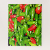 Puzzel - Rode en Groene Peppers (Verticaal)
