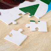 Puzzel - Santa Mouse in de winter Scene (Zijkant)