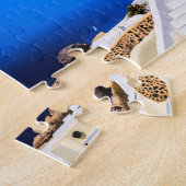 Puzzel Santorini in Griekenland Legpuzzel (Zijkant)