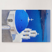 Puzzel Santorini kerk (Horizontaal)