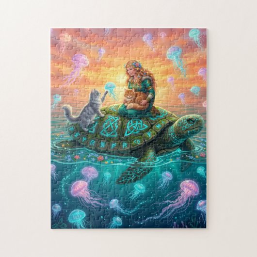 puzzel schildpad (Verticaal)