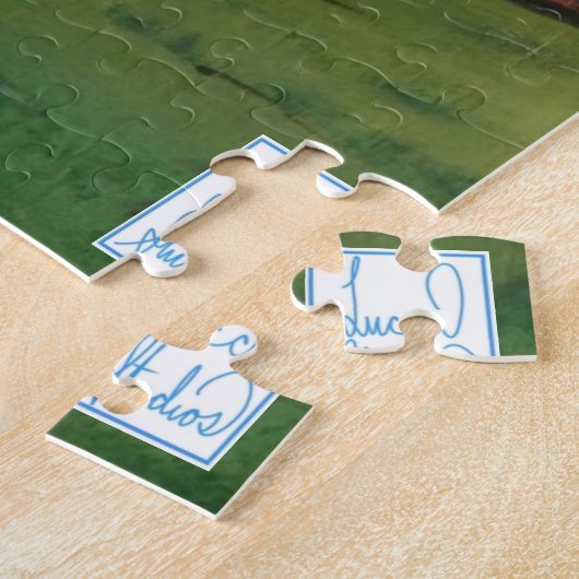 Puzzel schoorsteen Rock Nebraska Legpuzzel (Zijkant)