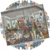 PUZZEL - Semi-landelijke keuken & eetkamer Legpuzzel