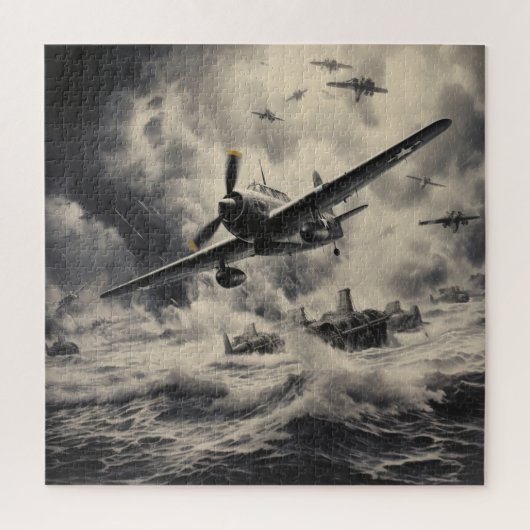 Puzzel Serie Vliegtuig-11 (Verticaal)