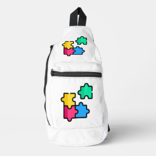puzzel sling bag