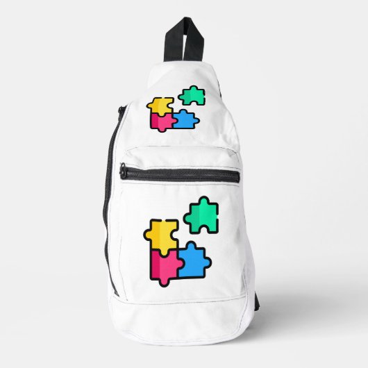 puzzel sling bag (Voorkant)