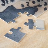 Puzzel Snow Leopard Schattige Grote Kattenpuzzel V Legpuzzel (Zijkant)