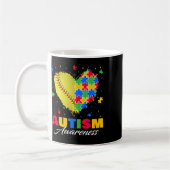 Puzzel Softbyll Hart Autisme Bewustzijn Autistisch Koffiemok (Links)