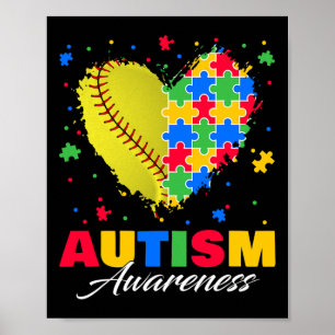 Puzzel Softbyll Hart Autisme Bewustzijn Autistisch Poster