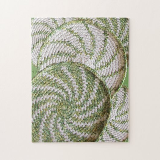 Puzzel - Spiraaltjes in Haak Legpuzzel (Verticaal)