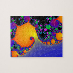 Puzzel: Spiral Fractal Design Legpuzzel