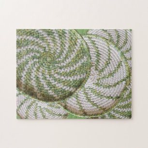 Puzzel - spiralen in haakwerk